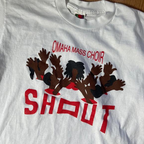 90s white single stitch tee - Picture 3 of 5